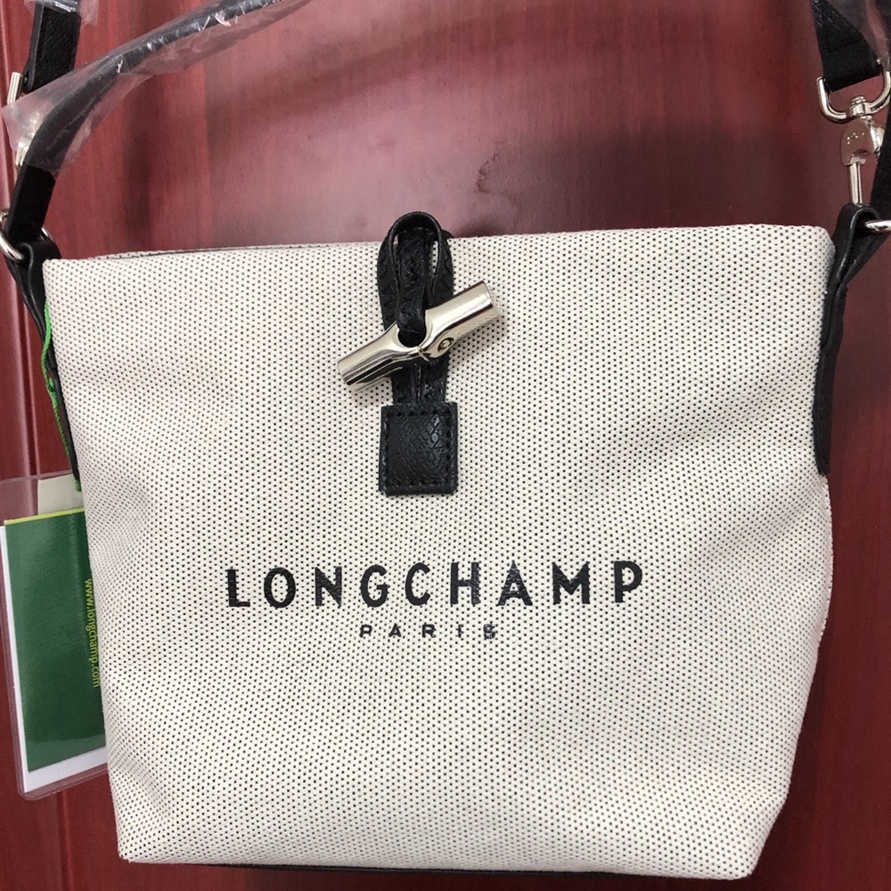 Longchamp Essential Toile Bucket Bag - Picture 2 of 6